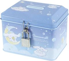 【在庫処分】サンリオキャラクターズ カギ付き缶バンク スイートドリームシナモロール ティーズファクトリー SR-5545238CR