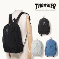 スラッシャー THRASHER GONZ SAD BACKPACK 20L撥水加工 ノートパソコン収納可能サイズ リップストック ナイロン バックパック