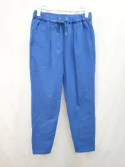 ◇ green label relaxing グリーンレーベル UNITED ARROWS ウエストゴム テーパードパンツ サイズ36 ブルー レディース P  【1405090000845】