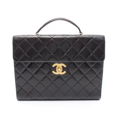 シャネル CHANEL ブリーフケース マトラッセ A02794 ブラック ラムスキン（羊革） マトラッセ ビジネスバッグ レディース Used Aのサムネイル