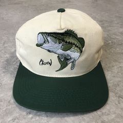 90~00s AL AGNEW Black Bass 5Panel Cap アル・アグニュー ブラックバス フィッシング 5パネル キャップ
