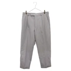 ワコマリア24FW dormeuilストライプスラックスグレーL wackomaria24FW dormeuilストライプスラックスグレーLシャツ