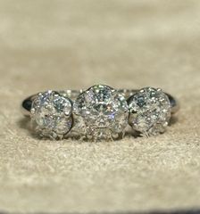 Char チャー 950Pt ダイヤモンド1.05ct リング