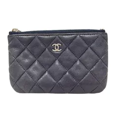 CHANEL クラシックスモール　ミニポーチ シンプルポーチ☆】CHANEL クラシック スモール ジップポーチ