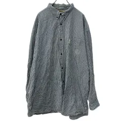 Columbia 長袖 チェックシャツ 3XT ネイビー系 マルチカラー コロンビア ボタンダウン ボタン 胸ポケット カジュアルシャツ 春物 a710-6024