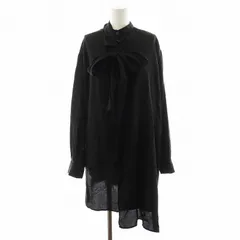 ワイズ Y's ヨウジヤマモト CELLULOSE VIYELLA BACK TIE BLOUSE シャツ ブラウス 長袖 2 黒 ブラック YS-B13-204 /AN19 レディース ワイズ Y's ヨウジヤマモト CELLULOSE VIYELLA BACK TIE BLOUSE
