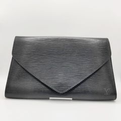 LOUIS VUITTON ルイヴィトン アールデコ エピ ノワール セカンドバッグ クラッチバッグ ブラック黒