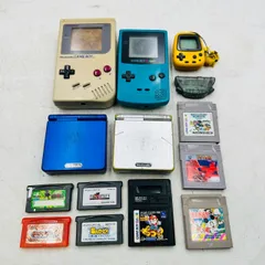 【❗️✨希少品✨❗️】ゲームボーイSP2台＋ポケットピカチュウ＋初代ゲームボーイ＋ゲームボーイカラー＋ソフト付き　ジャンク品・動作未確認