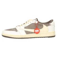 NIKE (ナイキ) ×TRAVIS SCOTT AIR JORDAN 1 LOW OG REVERSE MOCHAトラヴィススコット エアジョーダン1 ロー リバースモカ ローカットスニーカー US10.5/28.5cm DM7866-162のサムネイル