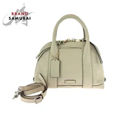 COACH コーチ シグネチャー ホワイト ゴールド金具 レザー 30152 ショルダーバッグ ハンドバッグ レディース 502119【中古】