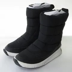 【極美品】ソレル24cmアウトアンドアバウトプラス ウォータープルーフヌバック ソレル SOREL ブーツ アウトアンドアバウト4 パフィー