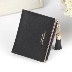 ☆ ブラック ☆ 財布 レディース 二つ折り pmy0082 二つ折り財布 レディース 財布 二つ折り 折財布 サイフ 小さい コンパクト カード入れ 窓付きポケット ID 身分証 免許証 おしゃれ シンプル 大人 かわいい 可愛い 上品 きれいめ