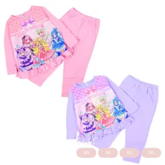 2025秋冬 キミとアイドル プリキュア パジャマ 長袖 子供服 キッズ 女児 女の子 テレビ アニメ キャラクターグッズ 100 110 120 130