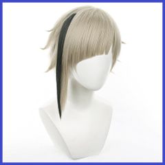 Sizuuenn 文豪ストレイドッグス 中島 敦 なかじま あつし ウィッグ コスプレ 耐熱ウィッグ 高温ヘア糸 コスプレかつら 専用ネット イベント 学園祭 文化祭 撮影用 変装用
