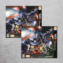 【状態B】3DS モンスターハンターダブルクロス 2点 セット売り