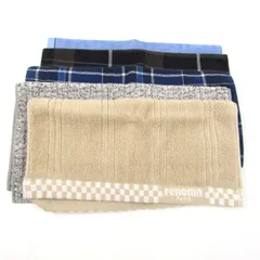 レノマ/カルバンクライン/オロビアンコ ハンカチ 5点セット 未使用 チェック柄等 まとめて 大量 ブランド メンズ