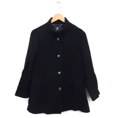 クレイサス CLATHAS ニット ジャケット アウター スタンドカラー ウール 総裏地 38 黒 ブラック /NT10のサムネイル
