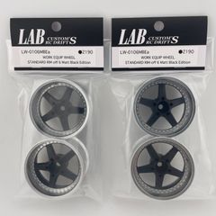 LAB LW-0108MBEa ×2 WORK EQUIP WHEEL DEEP RIM off8 Matte Black