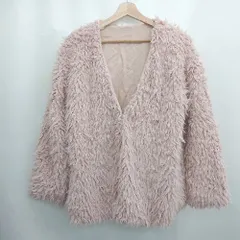 ◇ ⊇ tocco closet トッコ クローゼット ボア 長袖 ジャケット サイズM ピンク系 レディース E  【1506300016868】