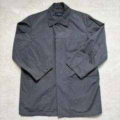 【訳あり】ELEMENT OF SIMPLE LIFE （エレメントオブシンプルライフ） ステンカラーハーフコート ライトジャケット コットン混 アースカラー ミリタリー メンズMサイズ