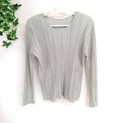 PLEATS PLEASE 半袖カットソー ライトグレー4 - メルカリ