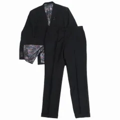 Paul Smith COLLECTION ポールスミスコレクション individual シャドーチェック柄 スーツセットアップ 花柄裏地 ブラック メンズ