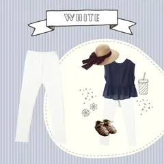 【新品】キッズコットンレギンス　ホワイト　100~150