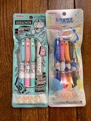ゼブラ  サラサクリップ×ドラえもん 4色セット×2種類