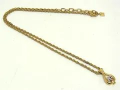 NINA RICCI ニナリッチ ラインストーン ネックレス ペンダント アクセサリー レディース ゴールド系 DI7004