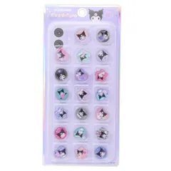 【メール便】クロミ フレークシール おはじきシール Kira Coro サンリオ カミオジャパン デコシール シール遊び キャラクター グッズ 