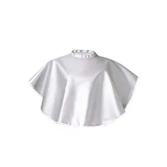 Frcolor シャンプーケープ 散髪ケープ 毛染めケープ 散髪ケープ ヘアエプロン 防水 ヘアカラー用 自宅 美容室 ヘアサロン 散髪マント 美容サロン 大人用 ヘアーエプロン（ホワイト）