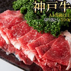 【無選別 500g】神戸牛切り落とし A4等級以上 霜降りに感動 バラ 肩 モモ 牛肉 和牛 beef wagyu beef marbled meat