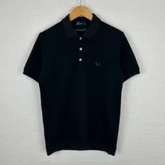 ▪️FRED PERRY SOLO TEX ポロシャツ　カラー　ブラック　黒　ロゴ FRED PERRY フレッドペリー SOLOTEX ソロテックス ポロ 半袖