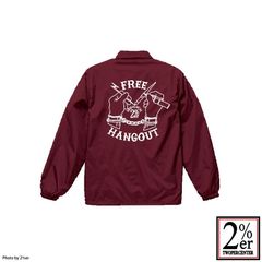 2%ER コーチJKT HANGOUT　バーガンディー