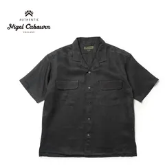 Nigel Cabourn 半袖シャツ サイズ48 カーキ 楽天市場】ナイジェルケーボン 半袖シャツの通販