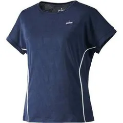 【新品】prince（プリンス）ゲームシャツ レディース ウィメンズ 吸汗速乾 テニス バドミントン　ネイビー　WS4072-127