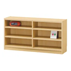 【新着商品】本棚 豊富なサイズバリエーションでどんな部屋にも合わせやすい シェルフ 棚板耐荷重10kg 幅広 ナチュラルブラウン 幅117 ワイド 高さ60 組み合わせ自由なフリーラック 奥行29cm TNL-60117NA 白井産業 タナリオ