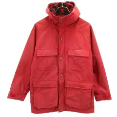 エルエルビーン 80s USA製 ヴィンテージ マウンテンパーカー S レッド L.L.Bean アウトドア メンズ 古着 【231104】