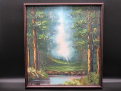 特大絵画】高野保彦 日光杉並木 油絵 - メルカリ