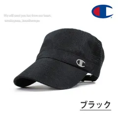 Champion チャンピオン 大きめキャップ 帽子 シートワークキャップ ブラック 59-61cm