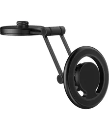 【超強磁力/MagSafe対応】スマホホルダー 車 マグネット 長さ伸縮可折りたたみ式 車載ホルダー 360度回転 40+4つN55磁石 高級合金素材 片手操作 iPhone/HUAWEI/Sony/Samsung/Xiaomiなど4-7インチ多機種対応