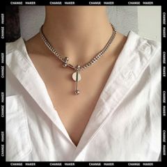 チェーンチョーカー ネックレス レディース シルバー アクセサリー ストリート