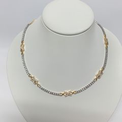 【中古】ミキモト MIKIMOTO ダイヤモンド5.41ct PT950 K18 ネックレス