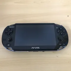 【大清水24-33-0313】①PSVita PCH-1100 本体のみ ブラック playstation Vita