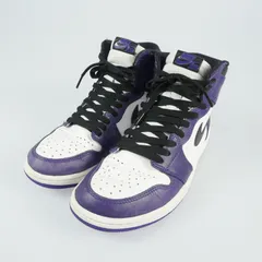 【姫路東店】 中古 NIKE | ナイキ スニーカー AIR JORDAN RETRO 1 HIGH OG 555088-500 27.0cm パープル 【126】