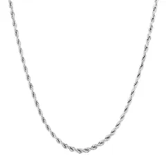 KRKC&CO フレンチロープチェーン 幅2.5/4/6mm メンズ チェーンネックレス ステンレス 金メッキ ネックレスチェーンのみ ハワイアンジュエリー シンプル 男女兼用 アクセサリー 46/51/61cm