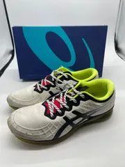 ASICSの高性能テニスシューズ「GEL-RESOLUTION 8 OC L.E.」。   26.0cm／ホワイト×エレクトリックブルーの限定カラー