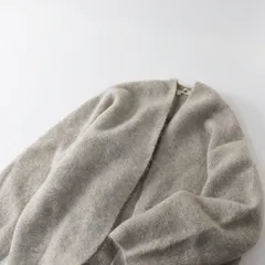 美品 アンフィル unfil stretch superkid mohair cardigan 1/グレージュ ストレッチ スーパーキッド モヘヤ カーディガン【2400013618748】のサムネイル