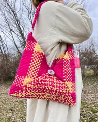 Origami Bag/Macramé Handle