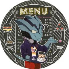 [중고] 코스터(캐릭터) 제드 오브라이언(그린) 코스터 [혈계전선 & BEYOND×SWEETS PARADISE] 콜라보레이션 메뉴 전반 주문 특전